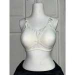 Nergiz Kadın C Cup Fitilli Kumaş Toparlayıcı Ekru Sütyen