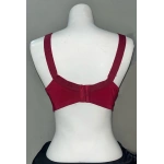 Nergiz Kadın C Cup Penye Kumaş Balensiz Bordo Sütyen