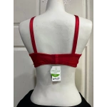 Nergiz Kadın C Cup Dantel Detaylı Toparlayıcı Kırmızı Sütyen