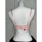 F.K Kadın Lazer Kesim Destekli ve Balenli Pembe Sütyen