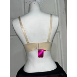 F.K Kadın Fitilli Dolgulu ve Balenli Ten Sütyen