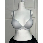 F.K Kadın Fitilli Dolgulu ve Balenli Gri Sütyen