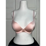 FK DESTEKLİ KENDİNDEN CİZGİ DESENLİ LAZER KESİM SÜTYEN-PEMBE