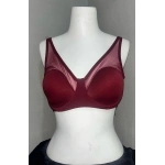 Le Jardin Kadın Tüllü Toparlayıcı Soft Cup Bordo Sütyen