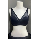 Le Jardin Kadın Tüllü Toparlayıcı Soft Cup Lacivert Sütyen