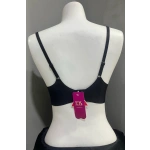 F.K Kadın Desteksiz ve Balensiz Lazer Kesim Siyah Sütyen