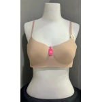 F.K Kadın Desteksiz ve Balensiz Lazer Kesim Ten Sütyen