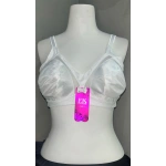 F.K Kadın Tül Detaylı Balensiz Toparlayıcı Beyaz Sütyen