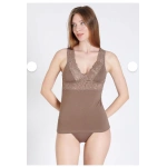 Belinay Kadın Geniş Dantel Panelli Pamuklu Vizyon Atlet