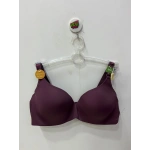 Belvü Kadın C Cup Desteksiz Balenli Boş Kap Micro Mürdüm Sütyen