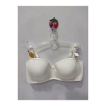 Belvü Mesh Kumaş C Cup İçi Boş Straplez Kadın Ekru Sütyen - 1221