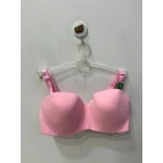 Belvü Kadın C Cup Mikro Dolgusuz Straplez Şeker Pembe Sütyen