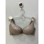 Belvü Kadın Dolgulu Dantel Detaylı Açık Toprak Sütyen