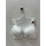 Belvü Kadın Dantel Detaylı Dolgulu Balenli Şık Beyaz Sütyen - 1112