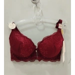 Belvü Kadın Dolgulu Dantel Detaylı Bordo Sütyen - 1112