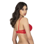 Belvü Dantelli Dolgulu Sütyen 1112- Kırmızı