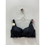 Belvü Kadın Dantel Detaylı Dolgulu Balenli Şık Lacivert Sütyen - 1112