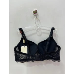 Belvü Kadın Dantel Detaylı Dolgulu Balenli Şık Lacivert Sütyen - 1112