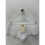 Belvü Kadın Dantelli Hipster Beyaz Külot