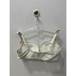 Belvü Kadın Double Destekli Penye Melanj Gri Sütyen