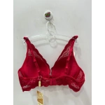 Belvü Dantel Detaylı Dolgusuz Bordo Kadın Sütyen - 1159