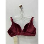 Belvü Kadın Desteksiz Balenli Boş Kap Micro Bordo Sütyen