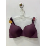 Belvü Kadın Desteksiz Balenli Boş Kap Micro Mürdüm Sütyen