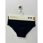 BELVÜ İz Yapmayan Lazer Kesim Hipster Siyah Külot