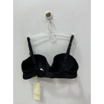 Belvü Straplez Dolgusuz Mikro Siyah Tulum Sütyen - 111