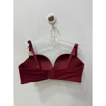 Belvü Kadın Straplez Balensiz Double Dolgulu Bordo Sütyen