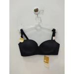 Belvü Balensiz Çift Dolgulu Straplez Siyah Sütyen - 1141