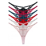 COTTONHILL Dantelli Taş Detaylı Ayarlanabilir Lastikli Beyaz Külot