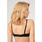 COTTONHİLL Lol Up Push Up Balenli Krem Sütyen-SİYAH