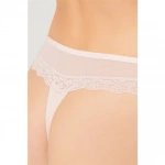 COTTONHİLL Tül ve Dantel Detaylı  Külot-Pudra