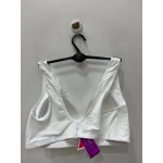 F.K Dantel Detaylı Balensiz Toparlayıcı C Cup Beyaz Sütyen - 780