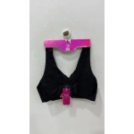 Kadın Lazer Kesim Balensiz Hafif Destekli Siyah Sütyen - 1245