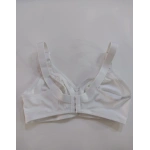 F.K Dantel Detaylı Toparlayıcı Beyaz Sütyen - 1003