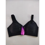 F.K Dantel Detaylı Toparlayıcı Siyah Sütyen - 1003