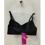 F.K Kadn Desteksiz ve Balensiz Yumuşak Siyah Sütyen