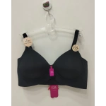 F.K Nefes Alan Kumaş Dolgusuz Lazer Kesim Siyah Sütyen - 508