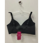 F.K Nefes Alan Kumaş Dolgusuz Lazer Kesim Siyah Sütyen - 508