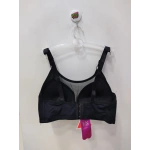 FK FK Önü Dantelli Fitilli Desteksiz ve Balensiz Sütyen-Siyah