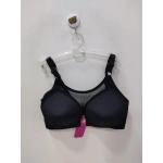 FK FK Önü Dantelli Fitilli Desteksiz ve Balensiz Sütyen-Siyah