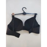 F.K Lazer Kesim Balensiz Tam Destekli Siyah Sütyen 675