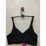 FK Lazer Kesim Balensiz Süngeri Çıkabilen Agraflı Siyah Sütyen - 1241