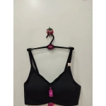 FK Lazer Kesim Balensiz Süngeri Çıkabilen Agraflı Siyah Sütyen - 1241