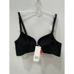 F.K Lazer Kesim Double Push Up Siyah Sütyen-533