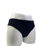 KOLCU BATO BİKİNİ KİLOT-SİYAH