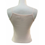 Kolcu Kadın Ribana İp Askılı Atlet - Pembe