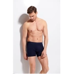 KOLCU Erkek Likralı Boxer K1340 - LACİVERT